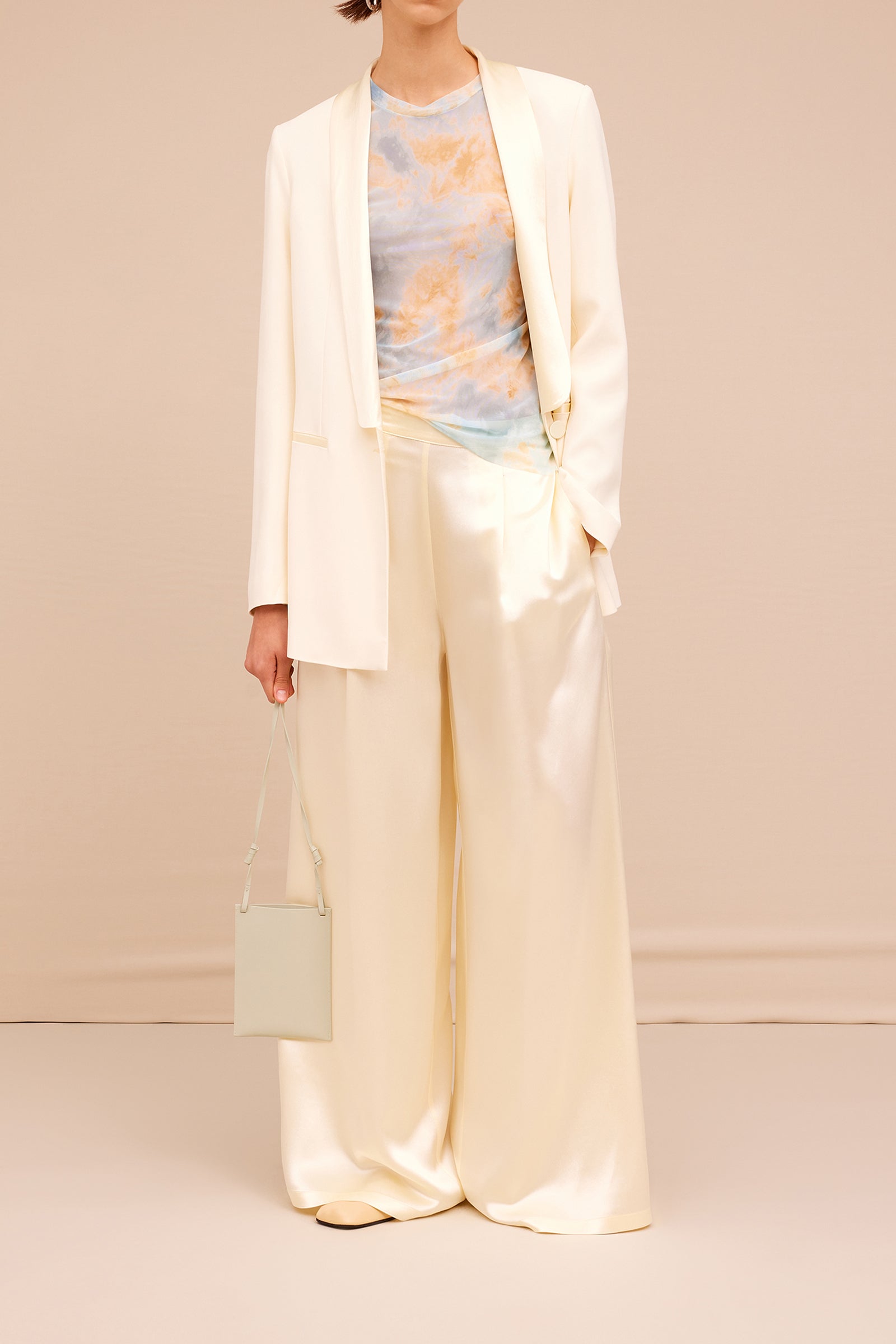 パンツ Erika Cavallini Tailored Trousers With Satin Logo Waistband Erika Cavallini Tailored Trousers With Satin Logo Waistband
