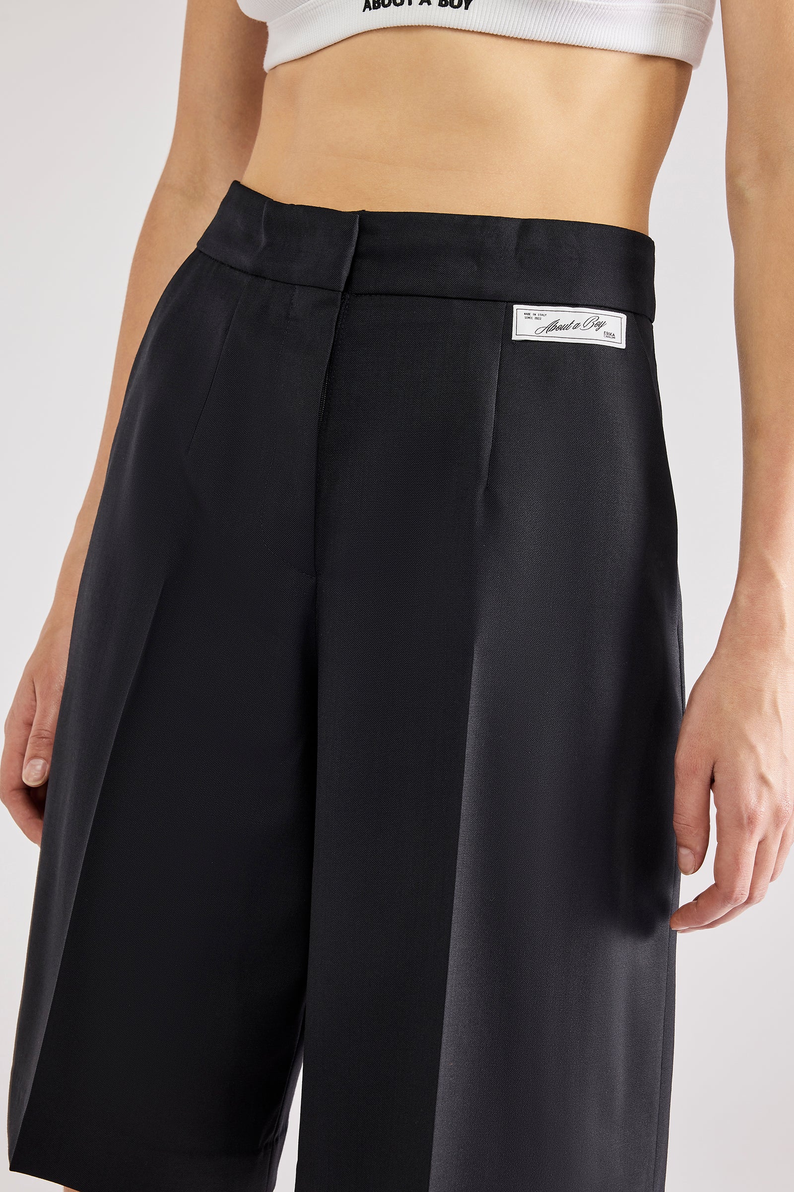 パンツ ERIKA CAVALLINI SS25 GABRDINE BUDDY (Y5SO13 V560) ERIKA CAVALLINI | Black Women's Casual Pants | YOOX