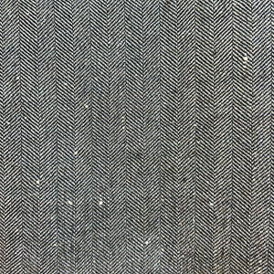 BLACK AND BEIGE HERRINGBONE