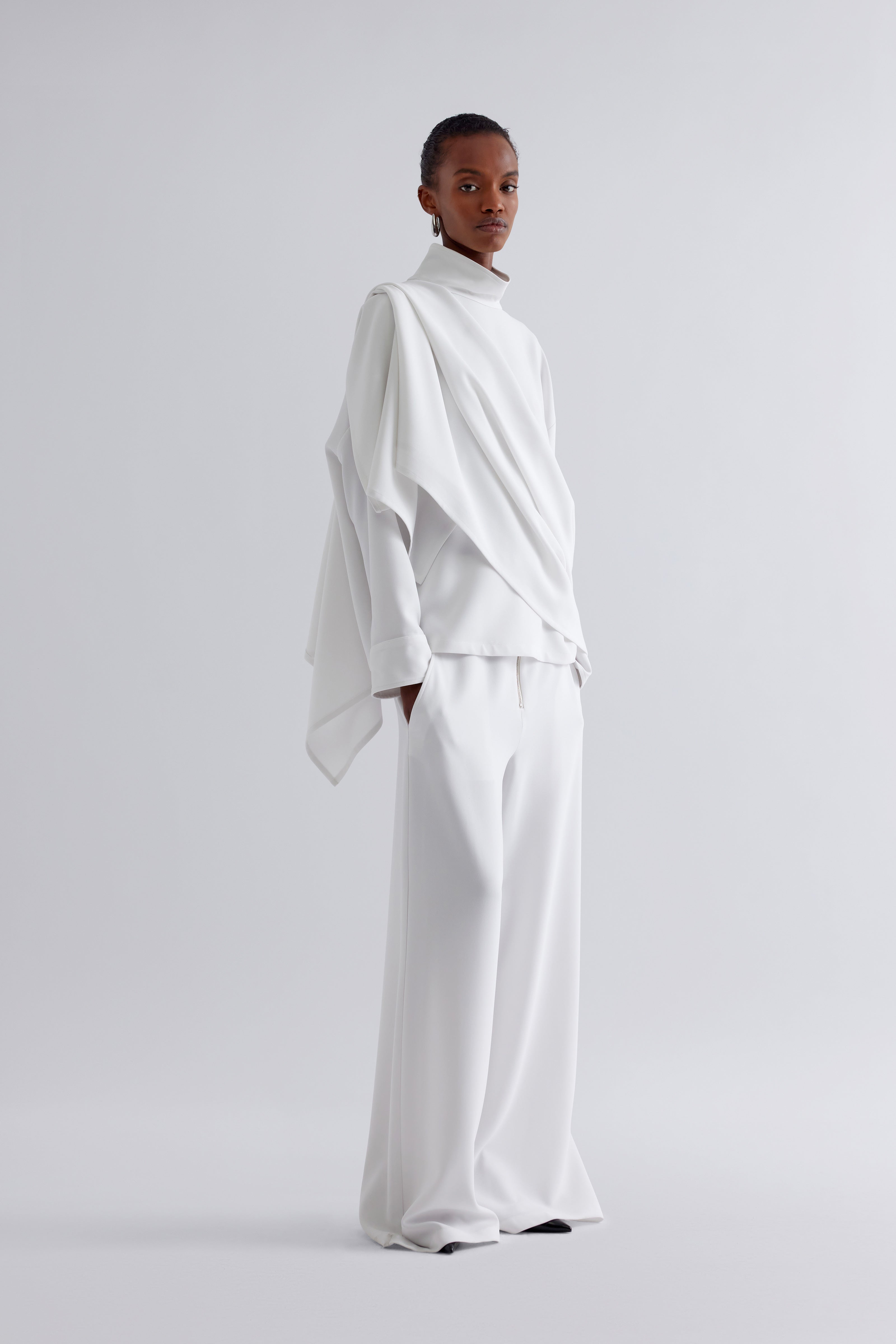 コート ERIKA CAVALLINI FW24 LONG SCARF COAT (S4WV13 K61) New collection spring 2024 women - erika cavallini